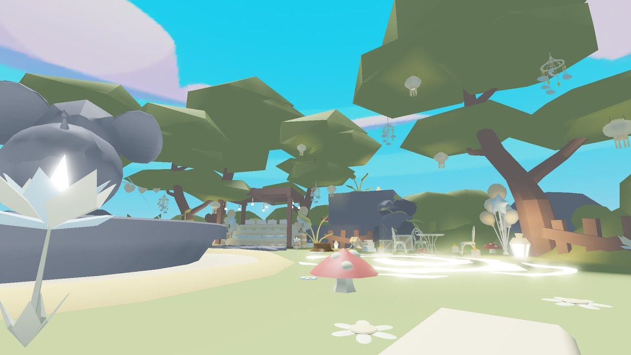 Trading fairycore (?) Island glitchbuild in adopt me! (Read desc for house details)