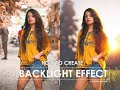 Learn how to create backlight effect in adobe photoshop