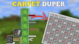 Easiest way to DUPE Carpet in Minecraft 1.21 .11
