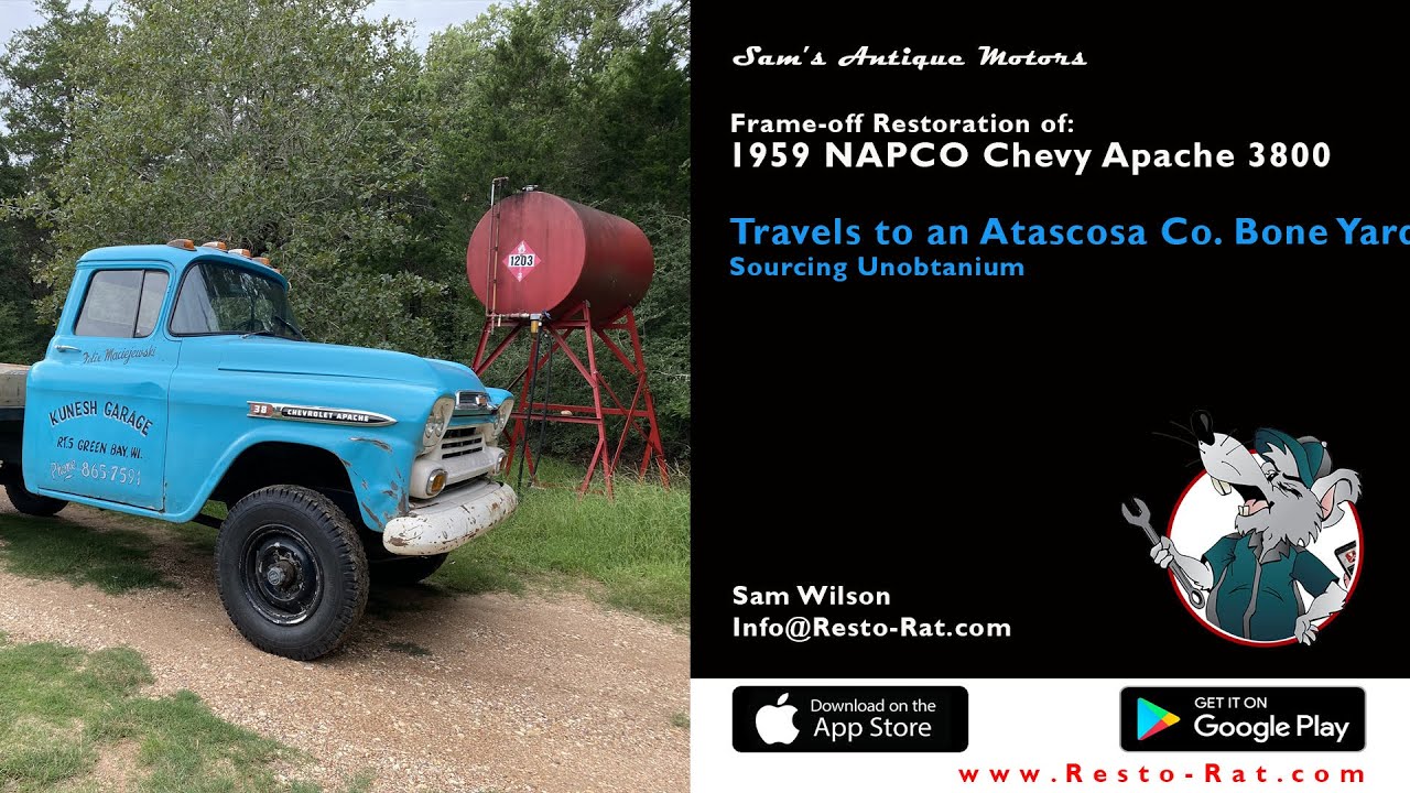 Atascosa County Bone Yard | Segment 11 – 1959 NAPCO Chevy Apache 1-Ton