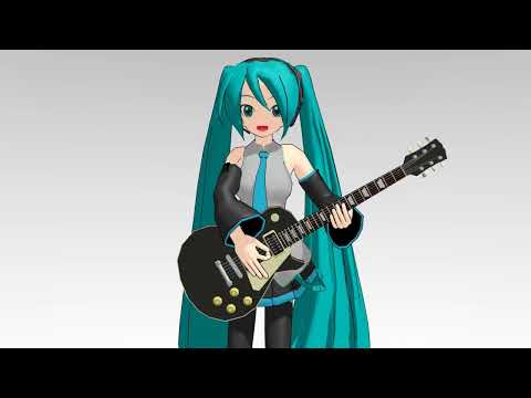 MMDギターモーション配布「雨の湘南通り」