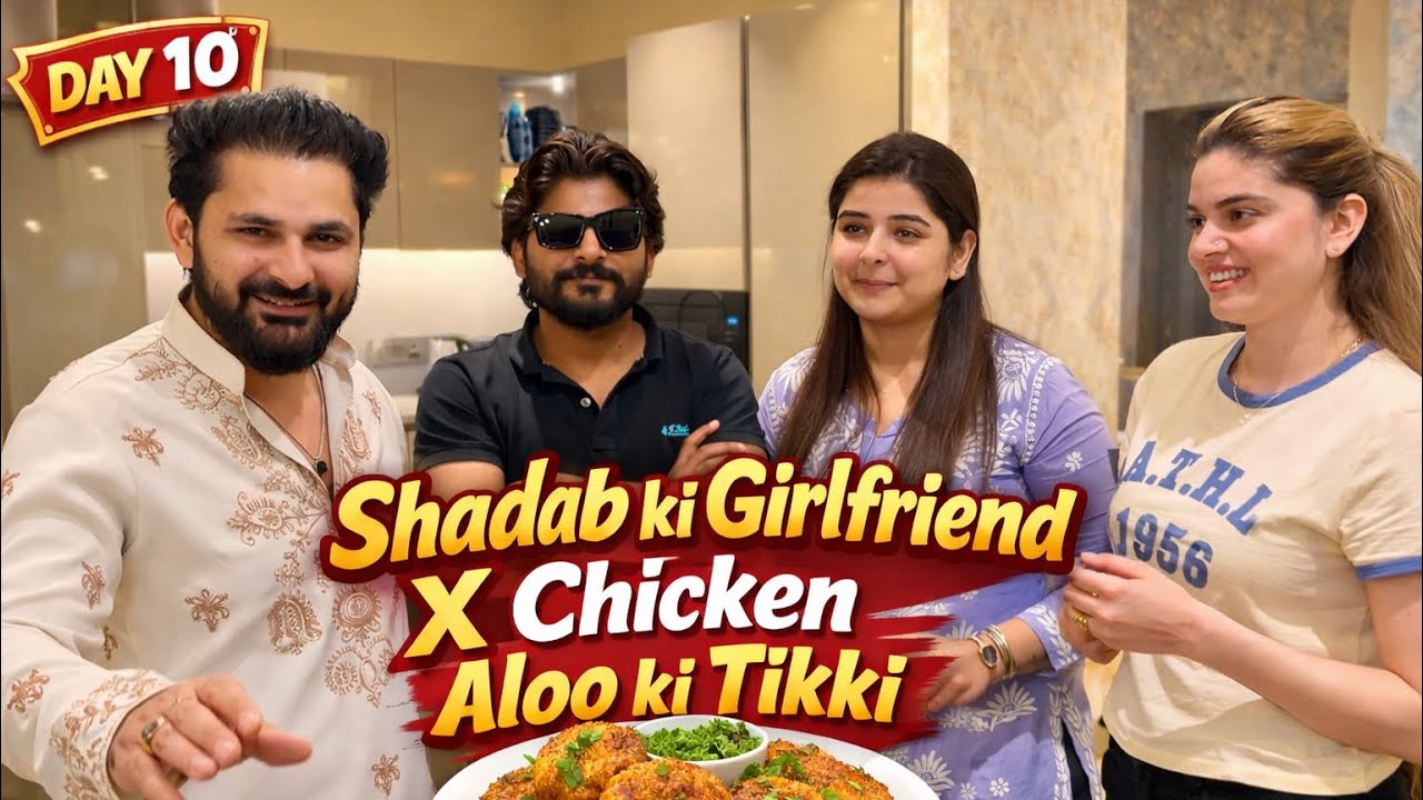 Aaj Chicken Aloo Tikki Banegi | Day-10 | Sajid Shilpa Vlogs