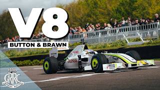 V8 MAGIC | Jenson Button reunited with his Brawn BGP 001 at Goodwood