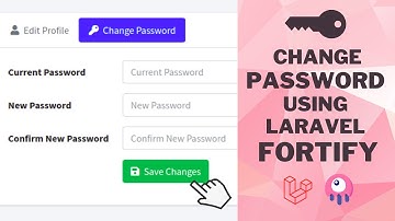 How To Add Change Password Functionality using Laravel Fortify and Livewire + Code Refactoring