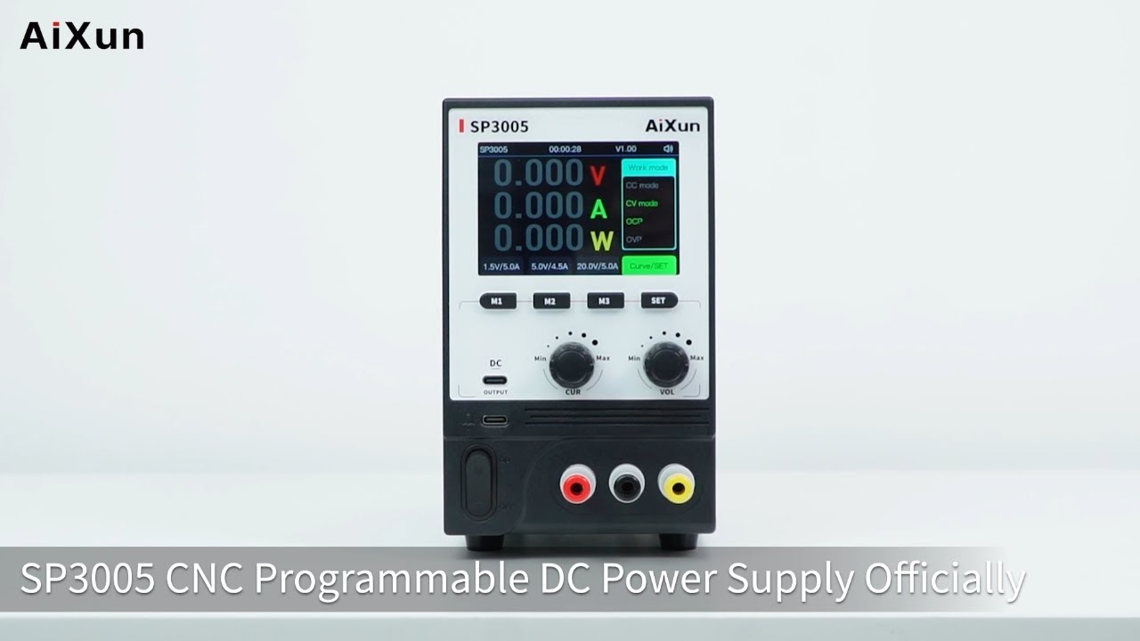 SP3005 CNC Programmable DC Power Supply - Operation Guide #aixun