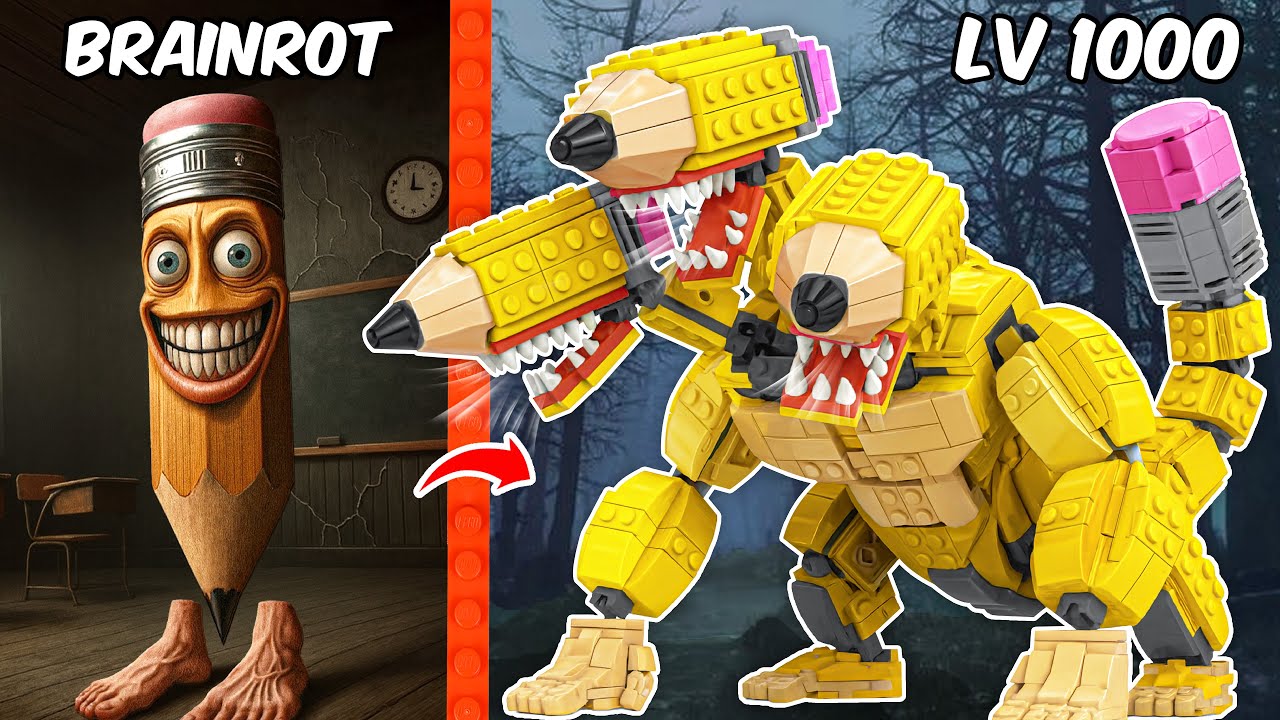 私はLEGOブレインロットキャラクターをホラーモンスターとして作りました?! | AM Bricks JP