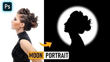 How to Create Moon Portrait or Silhouette Portrait Effect | Photoshop Tutorial