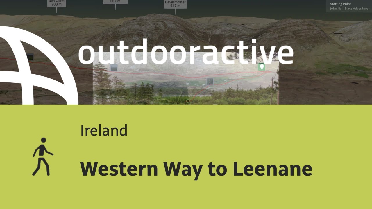 hiking trail in Ireland: Western Way to Leenane