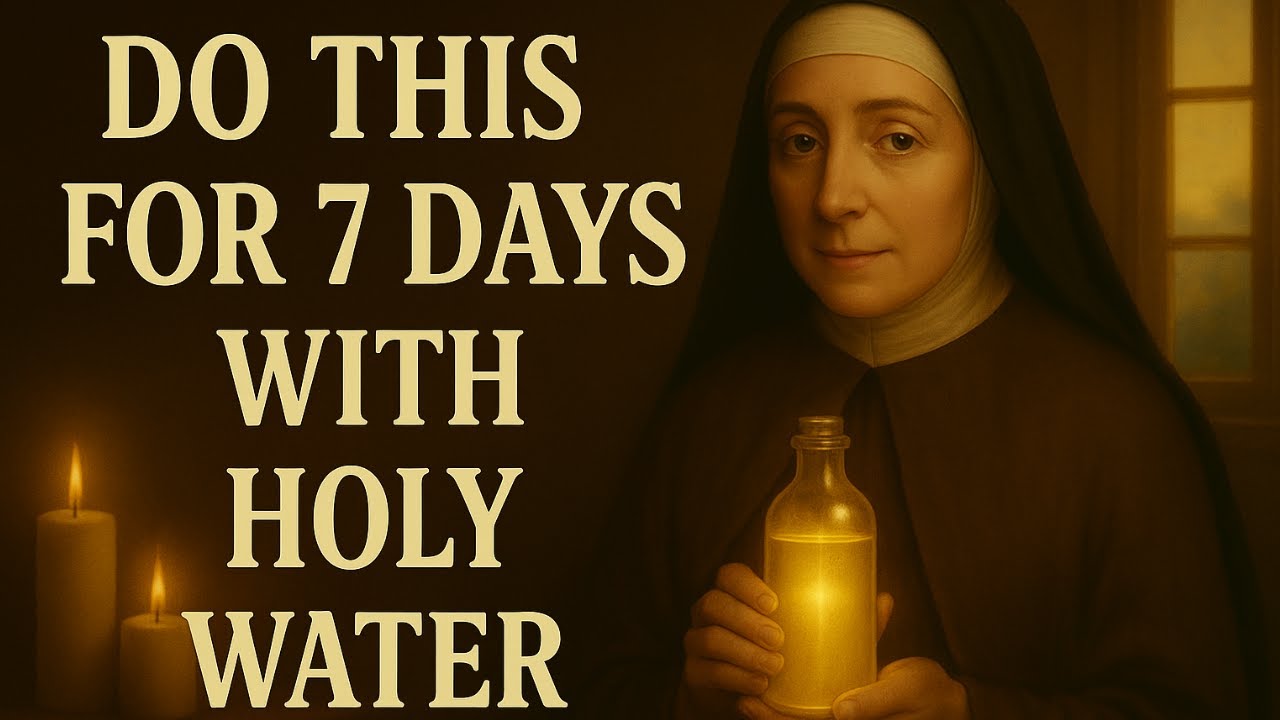Do This With Holy Water For 7 Days And Activate Impossible Miracles — Saint Teresa Warns