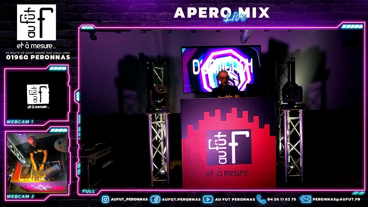 Watch D'JAMENCY @ Aperomix Live - Au fût & à Mesure - FR - May 2021 on YouTube Watch D'JAMENCY @ Aperomix Live - Au fût & à Mesure - FR - May 2021 on YouTube
