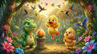 El Bebé Dinosaurio Perdió su Rugido en la Selva 😢🦖 Canciones Infantiles y Rimas para Niños y Bebés