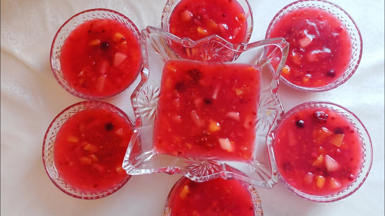 Za 15 minuta gotov - čudesni voćni puding - osvežava + zdrava poslastica! EKŠIJAŠ! VOĆNI PELTE!