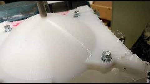 Lens based antenna manufacture - CNC milling