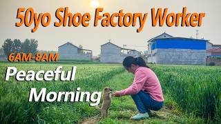 Warm Spring Morning in Rural China 🇨🇳 | Starting My Day as a 50yo Shoe Factory Worker screenshot 2