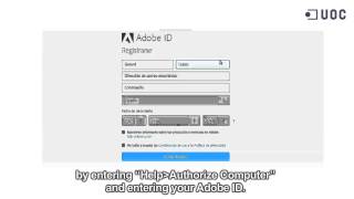 How to download  Adobe®  Digital Editions and open an Adobe® account