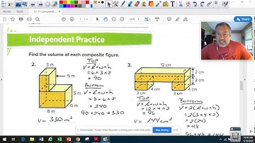 M5 Ch 12-11 Volume of Composite Figures Video Lesson