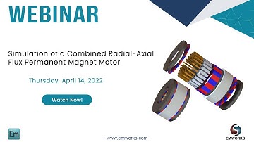 Simulation of a Combined Radial-Axial Flux Permanent Magnet Motor