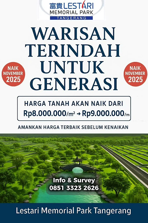 Lestari Memorial Park Tangerang Pemakaman Internasional