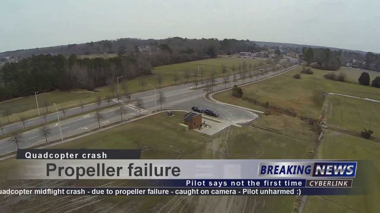 Propeller fail - Flip FPV pro crash