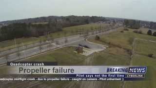 Propeller fail - Flip FPV pro crash