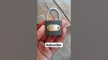 China small padlock #lockpicking #lock #lifehacks #padlock #doorlock #shorts