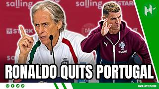Portugal boss DENIES Cristiano Ronaldo FEUD | Jorge Jesus