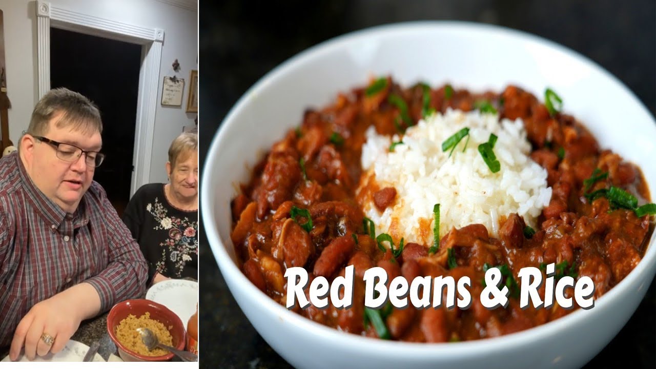 How To Make Red Beans & Rice Smoked Sausage, kidney beans , cabbage on a bed of rice 2022
