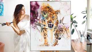 My largest Animal Painting / Mothers Day special