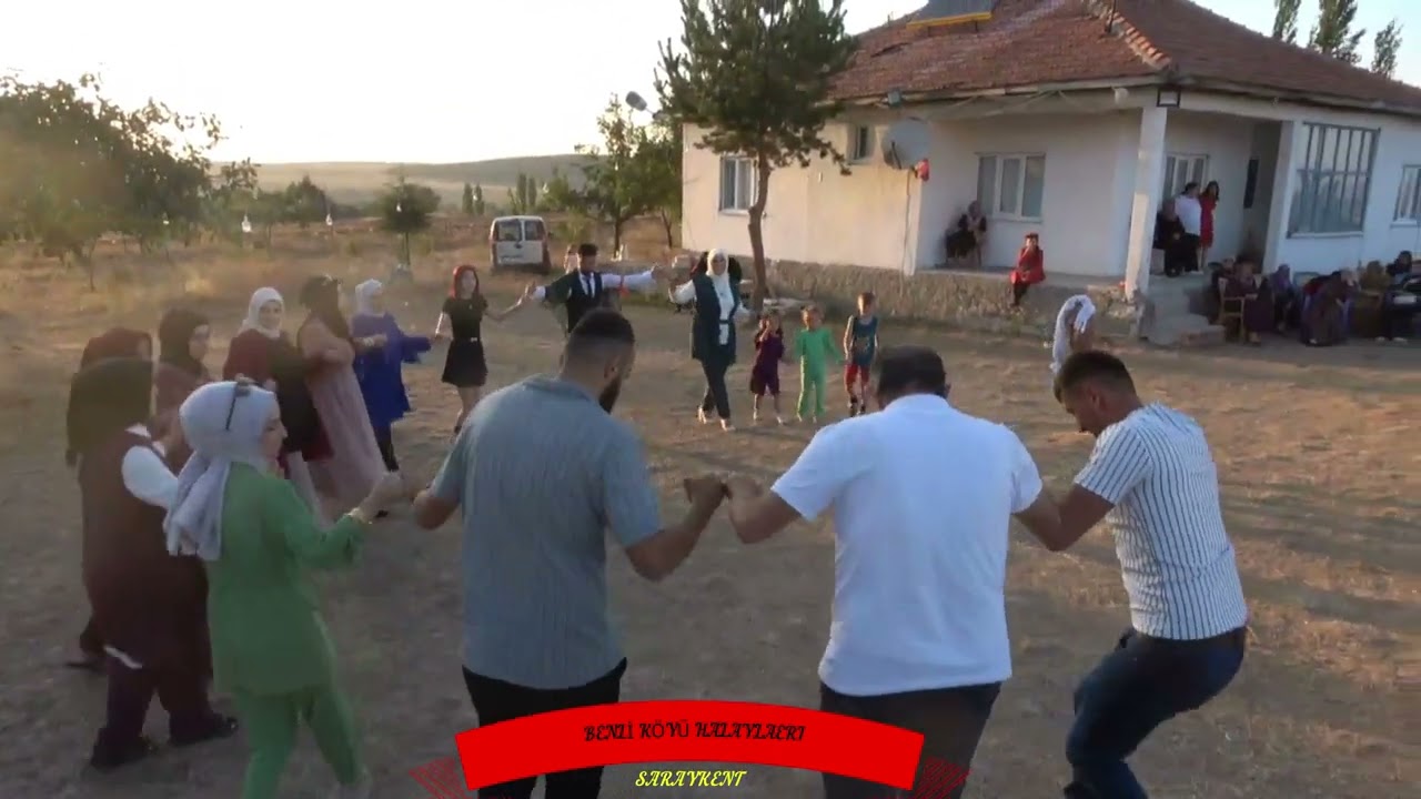 köyde Halay böyle çekilir köy Düğünü