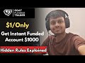 GOAT Funded Trader 1 Plan Explained Get 1000 Instant Funding Hidden Rules You Must Know
