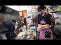 富山)20個のからあげ定食を果敢に攻める客!難病と闘う女性店主の漫画盛り定食食堂に密着取材