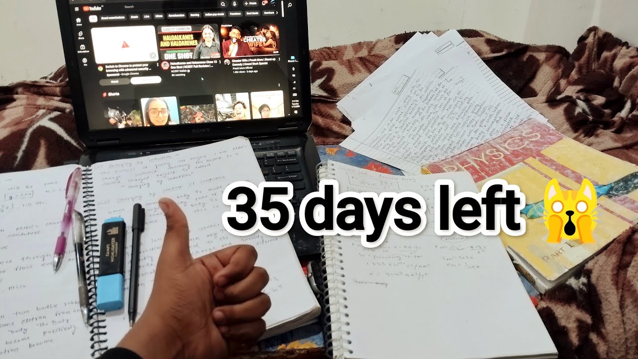 “35 Days Left 😨 | Class 12 Boards Comeback Starts” 💯