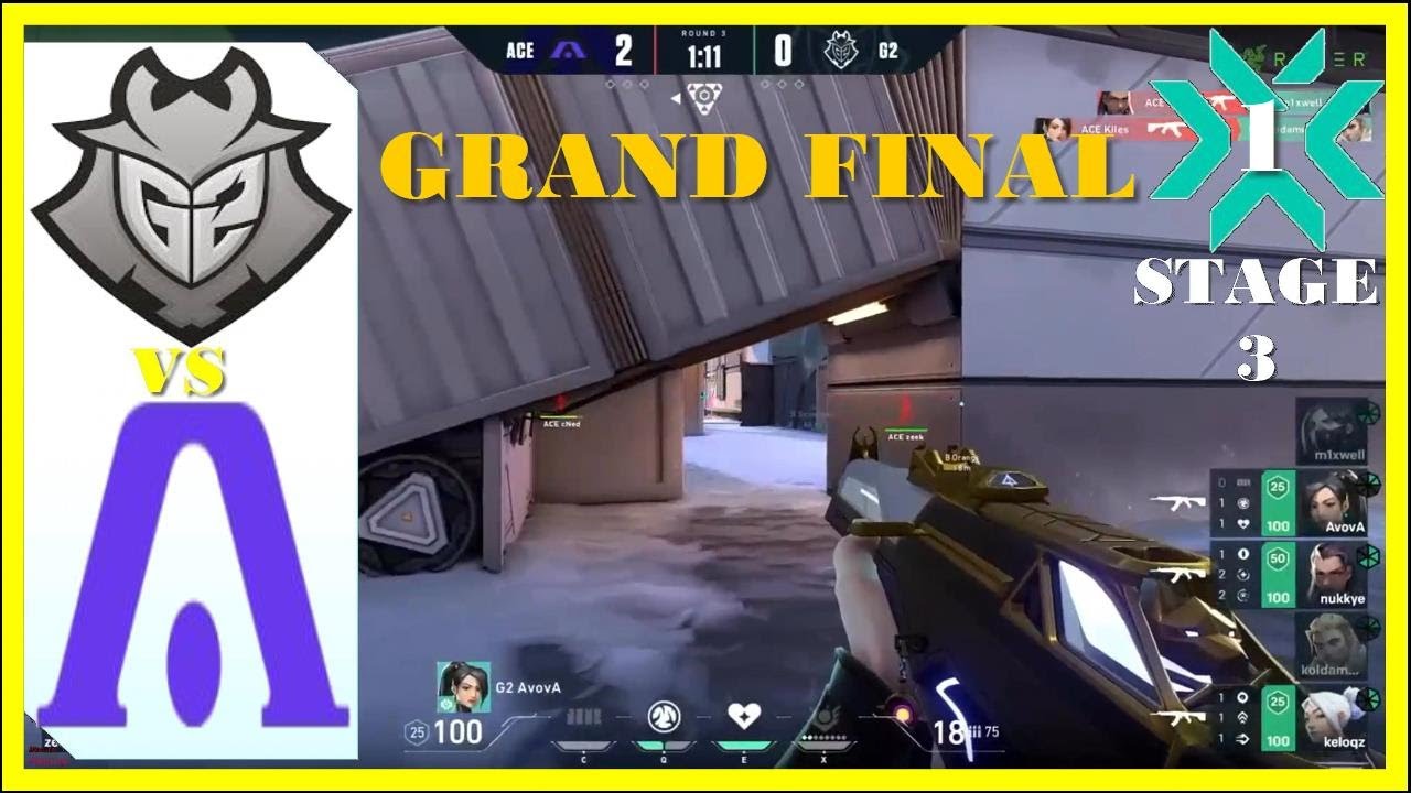 GRAND FINAL ! ACEND vs G2 All HIGHLIGHTS VALORANT VCT Challengers 1 EU Stage 3.