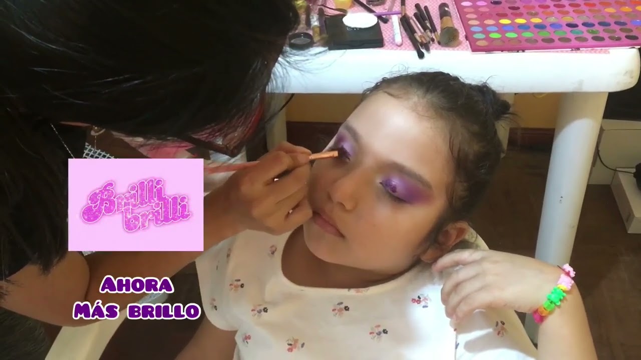 Maquillaje de Marinera para niñas