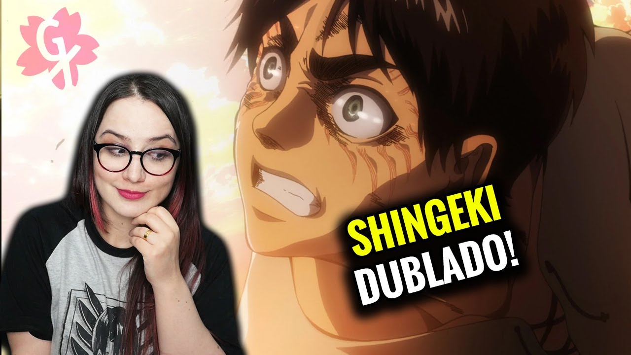 Attack on Titan na TV ABERTA e DUBLADO! 