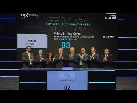 Prime Mining Corp. Opens the Market Friday, December 15, 2023