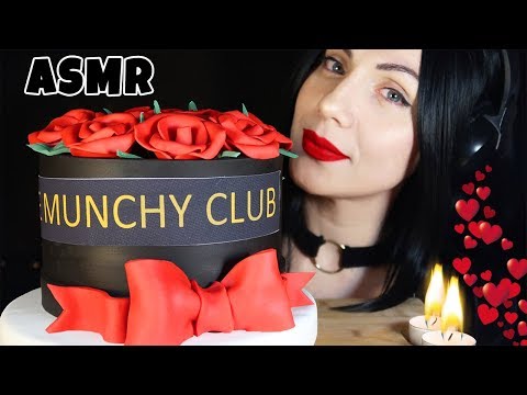 SEVGİLİLER GÜNÜ HEDİYEMİ YEDİM Yenilebilir Gül Kutusu Asmr | Asmr Türkçe Mukbang