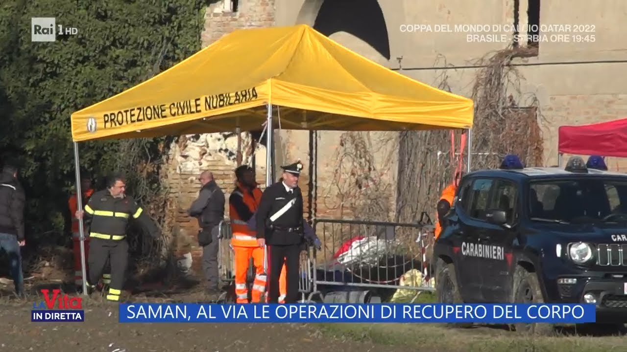 Al via le operazioni di recupero del corpo di Saman Abbas - La vita in diretta 24/11/2022