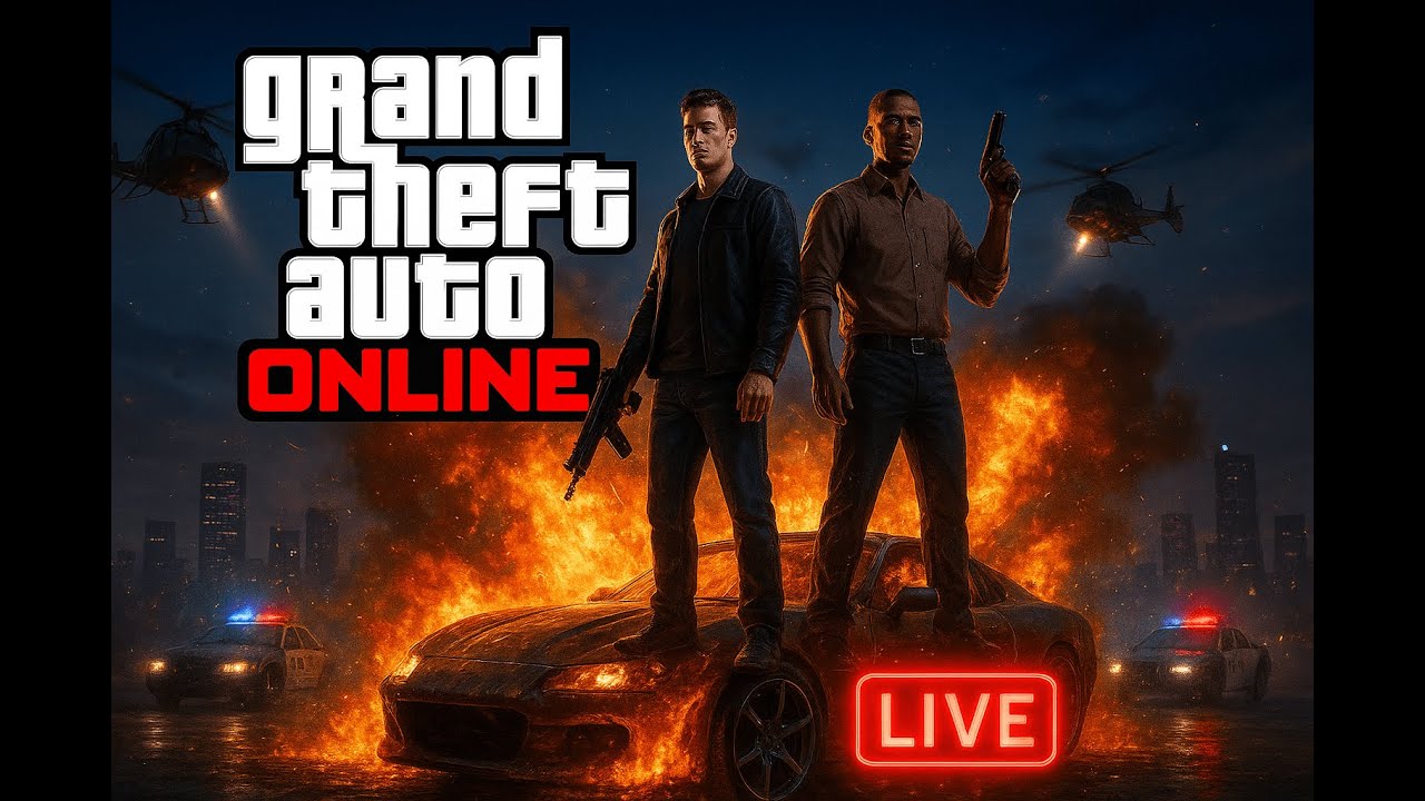 🔥 Los Santos Mayhem: Live GTA Online Heists & Chaos! 🔥 - YouTube
