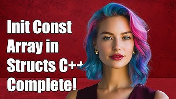 How to Initialize a Const Array Inside a Struct in C/C++: A Complete Guide