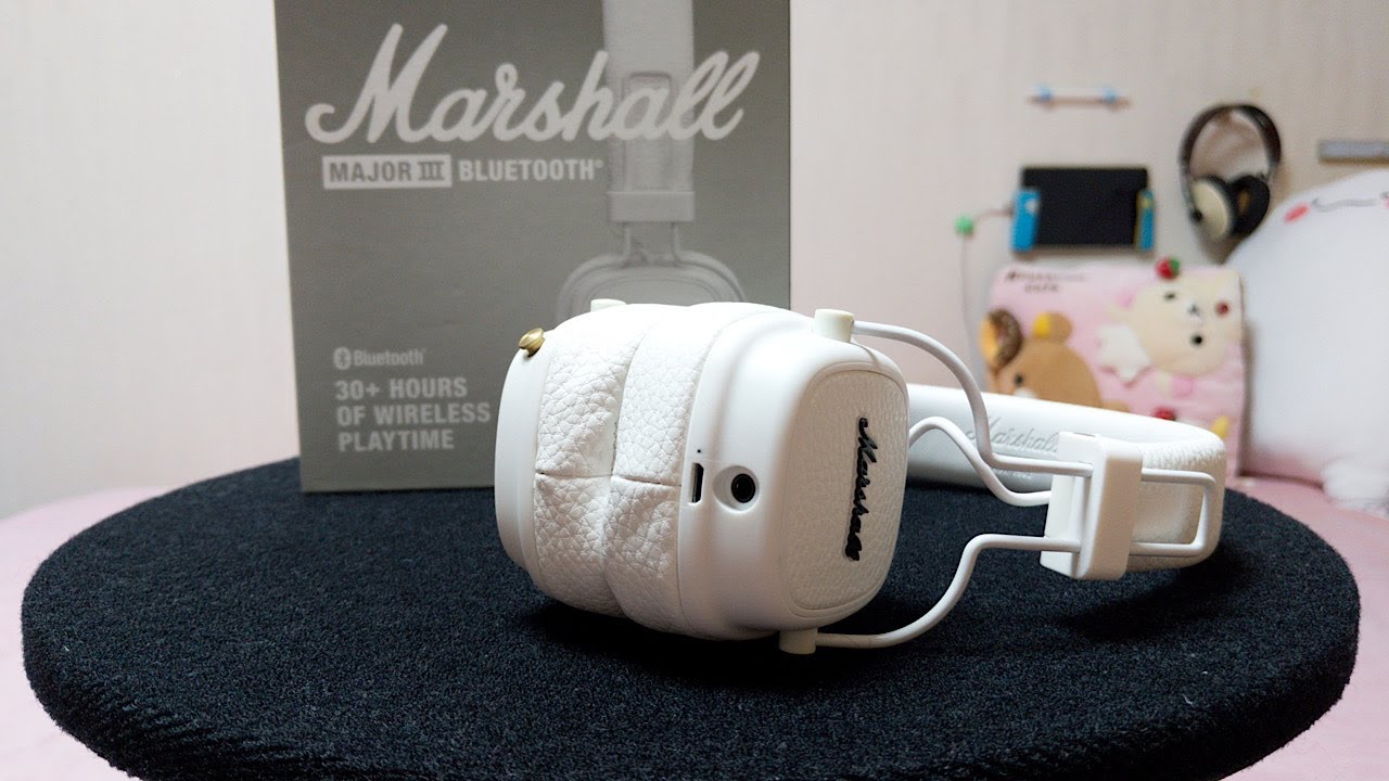 마샬 메이저 3 블루투스 화이트 간단 리뷰! (Marshall Major III Bluetooth White) - YouTube