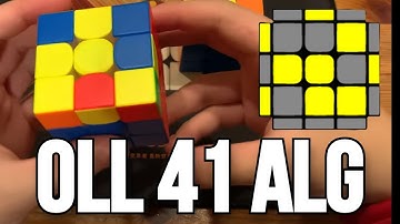 Cool OLL 41 Algorithm! Awkward Shape