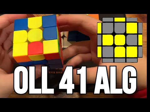 Cool OLL 41 Algorithm! Awkward Shape