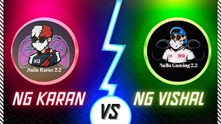Freefire] NG Vishal Vs NG Karan Only Onetap Caustom Gameplay Highlight 👿