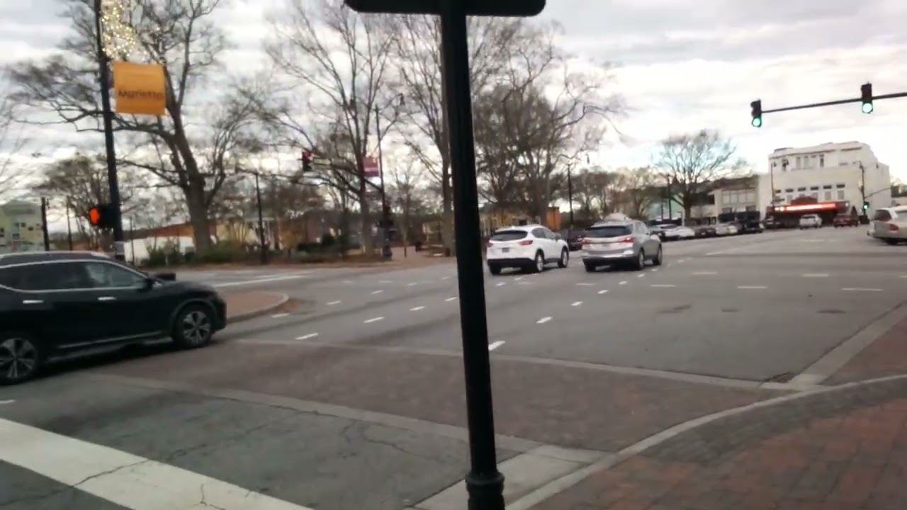 Tour of Marietta, Georgia - Atlanta Street, South Park & Waddell Street.