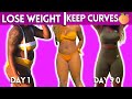 How to lose belly fat and keep your curves( 3 Hacks to get you losing weight NOW)