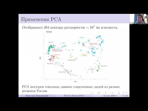 Простейшие алгоритмы понижения размерности PCA и Kernel PCA