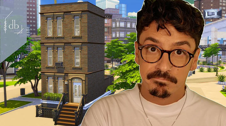 Can I build a TINY BROWNSTONE? | The Sims 4