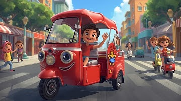 Auto Rikshaw Simulator - Tuk Tuk Auto Rickshaw Game - Riding Auto in City - Android Gameplay