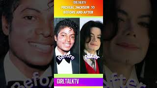 Voor en na van Michael Jackson #80smusic #michaeljackson #plasticsurgeon #greenscreen #girltalk
